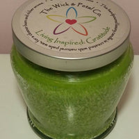 Living Inspired GRATITUDE 14 oz scented palm wax candle