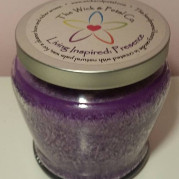 Living Inspired Presence 14 oz scented palm wax candle